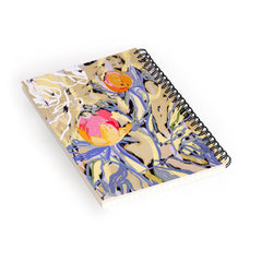 83 Oranges Blooms in The Butter Forest Spiral Notebook