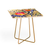 83 Oranges Blooms in The Butter Forest Side Table