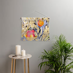 83 Oranges Blooms in The Butter Forest Wall Hanging Landscape