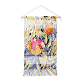 83 Oranges Blooms in The Butter Forest Wall Hanging Portrait