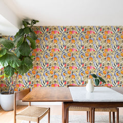 83 Oranges Blooms in The Butter Forest Wallpaper