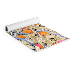 83 Oranges Blooms in The Butter Forest Yoga Mat