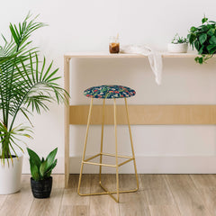 83 Oranges Blossom Botanical Bar Stool