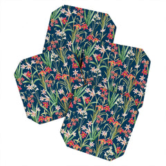 83 Oranges Blossom Botanical Coaster Set