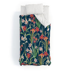 83 Oranges Blossom Botanical Duvet Cover
