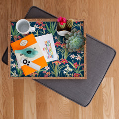 83 Oranges Blossom Botanical Rectangular Tray
