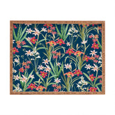 83 Oranges Blossom Botanical Rectangular Tray