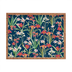 83 Oranges Blossom Botanical Rectangular Tray