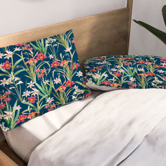 83 Oranges Blossom Botanical Pillow Shams
