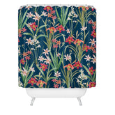 83 Oranges Blossom Botanical Shower Curtain