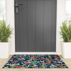 83 Oranges Blossom Botanical Welcome Mat