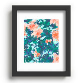 83 Oranges Blossomed Garden Recessed Framing Rectangle