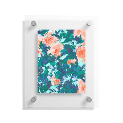 83 Oranges Blossomed Garden Floating Acrylic Print
