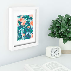 83 Oranges Blossomed Garden Recessed Framing Rectangle