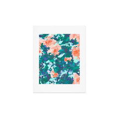 83 Oranges Blossomed Garden Art Print