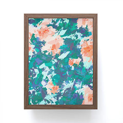 83 Oranges Blossomed Garden Framed Mini Art Print