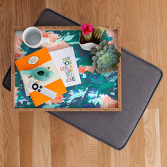 83 Oranges Blossomed Garden Rectangular Tray