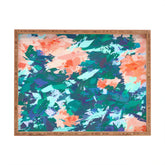 83 Oranges Blossomed Garden Rectangular Tray