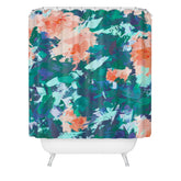 83 Oranges Blossomed Garden Shower Curtain