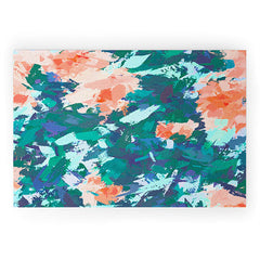 83 Oranges Blossomed Garden Welcome Mat
