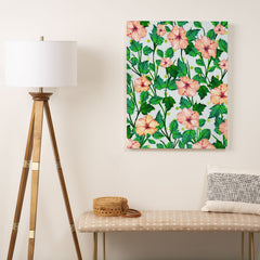83 Oranges Blush Blossom Art Canvas
