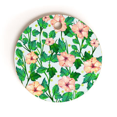 83 Oranges Blush Blossom Cutting Board Round