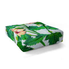 83 Oranges Blush Blossom Floor Pillow Square