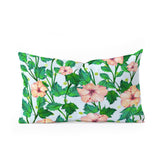 83 Oranges Blush Blossom Oblong Throw Pillow