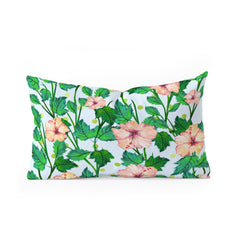 83 Oranges Blush Blossom Oblong Throw Pillow