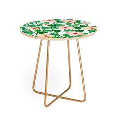 83 Oranges Blush Blossom Round Side Table