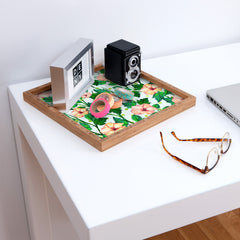 83 Oranges Blush Blossom Square Tray