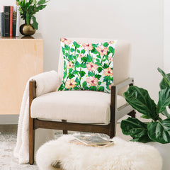 83 Oranges Blush Blossom Throw Pillow