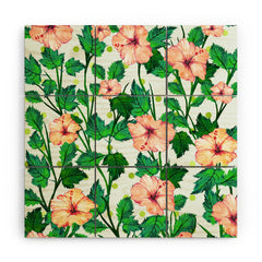 83 Oranges Blush Blossom Wood Wall Mural
