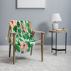 83 Oranges Blush Blossom Throw Blanket
