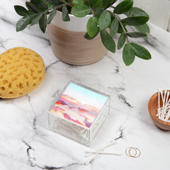 83 Oranges Blush Clouds Acrylic Box