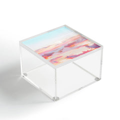 83 Oranges Blush Clouds Acrylic Box