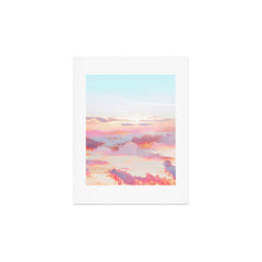 83 Oranges Blush Clouds Art Print