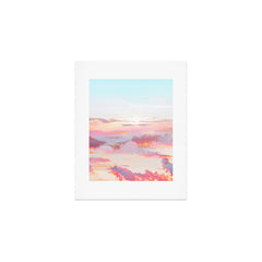 83 Oranges Blush Clouds Art Print