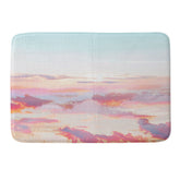83 Oranges Blush Clouds Memory Foam Bath Mat