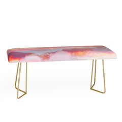 83 Oranges Blush Clouds Bench