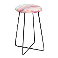 83 Oranges Blush Clouds Counter Stool