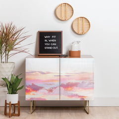 83 Oranges Blush Clouds Credenza