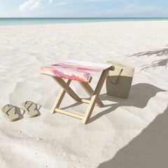 83 Oranges Blush Clouds Folding Stool