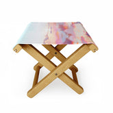 83 Oranges Blush Clouds Folding Stool