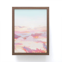 83 Oranges Blush Clouds Framed Mini Art Print