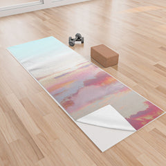 83 Oranges Blush Clouds Yoga Towel