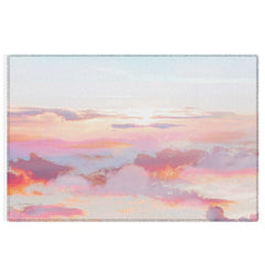 83 Oranges Blush Clouds Outdoor Rug