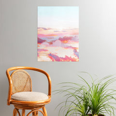 83 Oranges Blush Clouds Poster