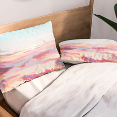 83 Oranges Blush Clouds Pillow Shams