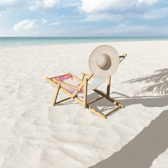 83 Oranges Blush Clouds Sling Chair